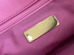 CHANEL 19 FLAP BAG 26 PINK LAMBSKIN