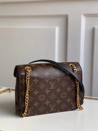 LOUIS VUITTON LV PASSY HAND BAG 22CM MONOGRAM CANVAS