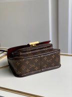 LOUIS VUITTON LV PASSY HAND BAG 22CM MONOGRAM CANVAS