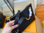 LOUIS VUITTON SURENE MM 36CM BLACK MONOGRAM GRAINED CALFSKIN
