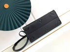 LOUIS VUITTON ONTHEGO PM 25 BLACK MONOGRAM EMPREINTE GIANT CANVAS