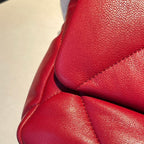 CHANEL 19 FLAP BAG 26 RED GOATSKIN