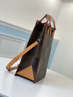 LOUIS VUITTON MINI TOTE 25 GIANT DAMIER EBENE