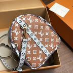 LOUIS VUITTON SPEEDY BANDOULIERE 30 BROWN WHITE GIANT MONOGRAM CANVAS