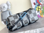 LOUIS VUITTON KEEPALL 50 BANDOULIERE BLUE DAMIER GRAPHITE