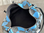LOUIS VUITTON KEEPALL 50 BANDOULIERE BLUE DAMIER GRAPHITE