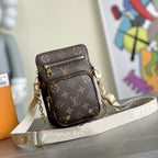 LOUIS VUITTON UTILITY PHONE SLEEVE 16CM MONOGRAM