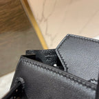 HERMES BIRKIN 30CM BLACK SWIFT LEATHER GOLD HARDWARE