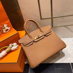 HERMES BIRKIN 30CM GOLD TOGO LEATHER GOLD HARDWARE