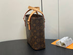 LOUIS VUITTON LUCO SHOULDER TOTE BAG 23 MONOGRAM LEATHER BROWN