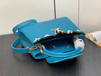 LOUIS VUITTON CAPUCINES BB 27 BLUE TAURILLON GOLD  HARDWARE