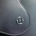 LOUIS VUITTON CAPUCINES MM 31 BLACK TAURILLON SILVER HARDWARE