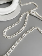 DIOR MINI LADY 17 MY ABC WHITE LAMBSKIN