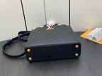 LOUIS VUITTON CAPUCINES BB 27 BLACK TAURILLON GOLD HARDWARE