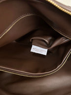 BOTTEGA VENETA SMALL JODIE 48CM CHOCOLATE SUEDE LEATHER