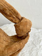 BOTTEGA VENETA TEEN JODIE 36CM BROWN SUEDE LEATHER