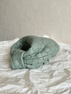 BOTTEGA VENETA MINI JODIE 28CM GREY LAMBSKIN LEATHER