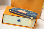 LOUIS VUITTON LV POCHETTE CLET DENIM BLEU