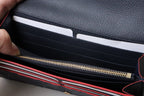 LOUIS VUITTON SARAH WALLET BLACK RED MONOGRAM EMPREINTE 19CM