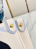 LOUIS VUITTON ONTHEGO 25 WHITE PURPLE MONOGRAM CANVAS