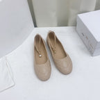 DIOR CD BALLET FLAT BEIGE MOP