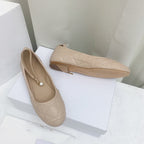 DIOR CD BALLET FLAT BEIGE MOP