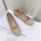 DIOR CD BALLET FLAT BEIGE MOP