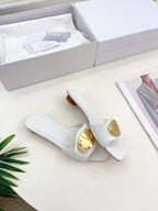DIOR CD FOREVER HEELED 1.5CM WHITE