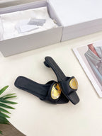 DIOR CD FOREVER HEELED 1.5CM BLACK