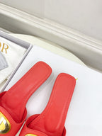 DIOR CD FOREVER HEELED 1.5CM RED