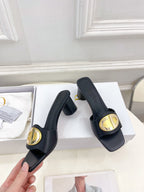 DIOR CD FOREVER HEELED 5CM BLACK