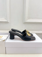 DIOR CD FOREVER HEELED 5CM BLACK