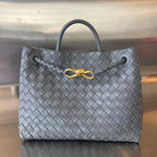 BOTTEGA VENETA MEDIUM ANDIAMO 32CM DARK GREY LAMBSKIN