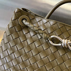 BOTTEGA VENETA MEDIUM ANDIAMO 32CM OLIVE LAMBSKIN