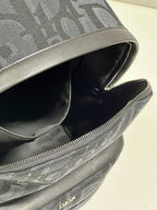 DIOR RIDER BACKPACK BLACK OBLIQUE JACQUARD