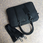 PRADA WORK BAG 36 IN BLACK GRAINED CALFSKIN