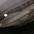 PRADA BRIEFCASE 40 IN BLACK GRAINED CALFSKIN