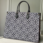 LOUIS VUITTON LV SINCE 1854 ONTHEGO GM GREY TEXTILE