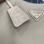 PRADA HOBO 22 BAG IN FLAX YELLOW RE-NYLON