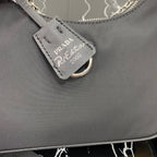 PRADA HOBO 22 BAG IN BLACK RE-NYLON