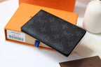LOUIS VUITTON LV 25S PASSPORT HOLDER 14 IN MONOGRAM ECLIPSE COATED CALFSKIN