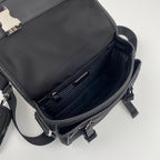 PRADA MESSENGER BAG 22 IN BLACK RE-NYLON
