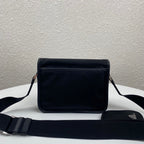 PRADA MESSENGER BAG 22 IN BLACK RE-NYLON
