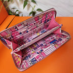 HERMES Zipper Wallet 20 Light Pink Epsom
