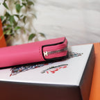 HERMES Zipper Wallet 20 Pink Epsom