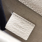 GUCCI DYONYSUS SHOULDER BAG 20 IN WHITE CALFSKIN SILVER HARDWARE