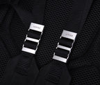 PRADA BACKPACK 39 IN BLACK RE-NYLON AND SAFFIANO LEATHER