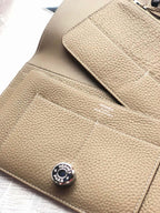 HERMES Dogon Wallet 20 KHAKI Togo Shw