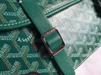 BELVEDERE II BAG 28 IN GREEN GOYARDINE CANVAS
