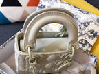 DIOR MINI LADY 17 BAG IN WHITE CALFSKIN